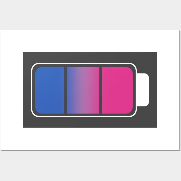 Bi Wife Energy Battery Wall Art by CosmicFlyer